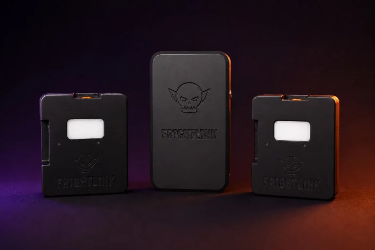 FrightLink Motion Sensor, Control Hub, and Wireless Prop Trigger